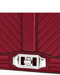 rote Ledertaschen von Rebecca Minkoff