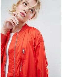 rote leichte Jacke von Monki