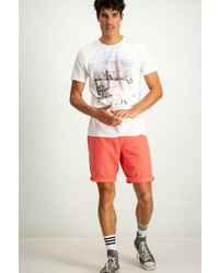 rote Leinen Shorts von GARCIA