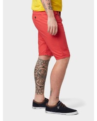 rote Leinen Shorts von Tom Tailor