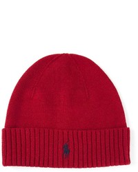 rote Mütze von Polo Ralph Lauren