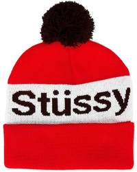 rote Mütze von Stussy