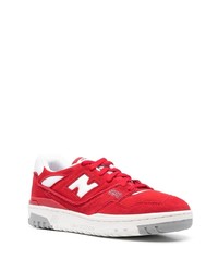 rote niedrige Sneakers von New Balance