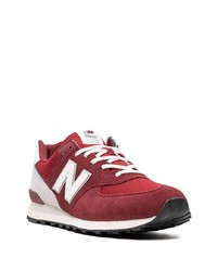 rote niedrige Sneakers von New Balance