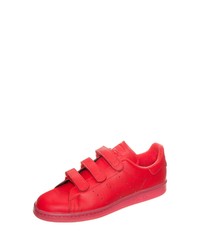 rote niedrige Sneakers von adidas Originals