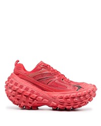 rote niedrige Sneakers von Balenciaga