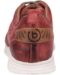 rote niedrige Sneakers von Bugatti