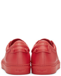 rote niedrige Sneakers von Givenchy