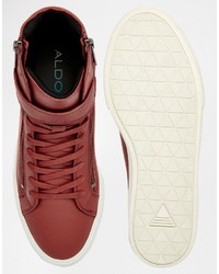 rote niedrige Sneakers von Aldo