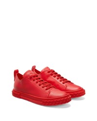 rote niedrige Sneakers von Giuseppe Zanotti