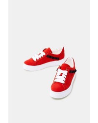 rote niedrige Sneakers von Esprit