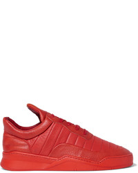 rote niedrige Sneakers von Filling Pieces