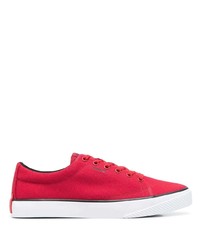 rote niedrige Sneakers von Hugo