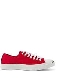 rote niedrige Sneakers von Converse