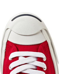 rote niedrige Sneakers von Converse