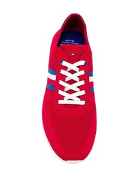 rote niedrige Sneakers von Tommy Hilfiger