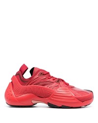 rote niedrige Sneakers von Lanvin