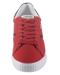 rote niedrige Sneakers von Levi's