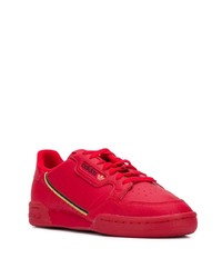 rote niedrige Sneakers von adidas