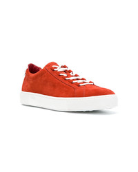 rote niedrige Sneakers von Tod's