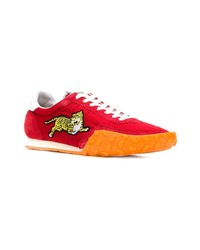 rote niedrige Sneakers von Kenzo