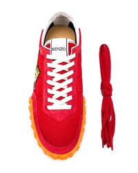 rote niedrige Sneakers von Kenzo