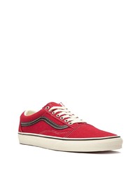 rote niedrige Sneakers von Vans