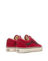 rote niedrige Sneakers von Vans