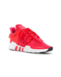 rote niedrige Sneakers von adidas