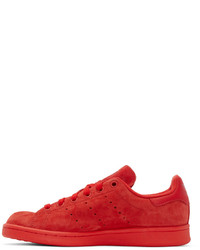 rote niedrige Sneakers von adidas