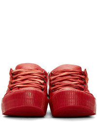 rote niedrige Sneakers von Boris Bidjan Saberi