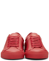 rote niedrige Sneakers von Givenchy