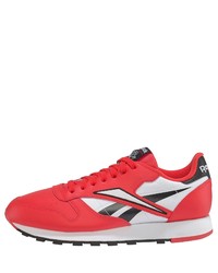 rote niedrige Sneakers von Reebok Classic