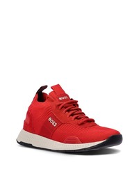 rote niedrige Sneakers von BOSS