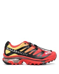 rote niedrige Sneakers von Salomon S/Lab