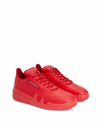 rote niedrige Sneakers von Giuseppe Zanotti