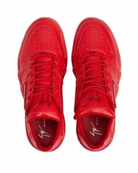 rote niedrige Sneakers von Giuseppe Zanotti