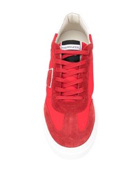 rote niedrige Sneakers von Philippe Model