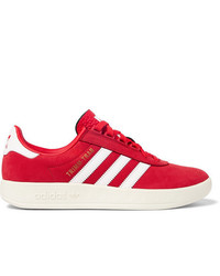 rote niedrige Sneakers von adidas Originals