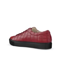 rote niedrige Sneakers von Swear