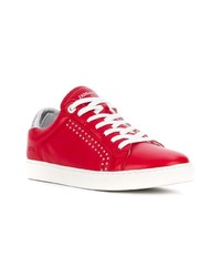 rote niedrige Sneakers von Zadig & Voltaire
