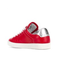 rote niedrige Sneakers von Zadig & Voltaire