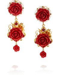rote Ohrringe von Dolce & Gabbana