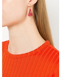 rote Ohrringe von Petite Grand