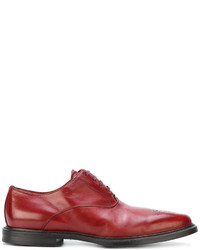 rote Oxford Schuhe von Dolce & Gabbana