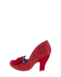 rote Pailletten Pumps von Irregular Choice