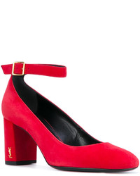 rote Pumps von Saint Laurent