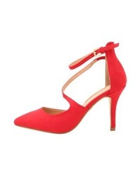 rote Pumps von Buffalo