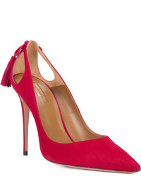 rote Pumps von Aquazzura