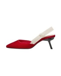 rote Pumps von Mango